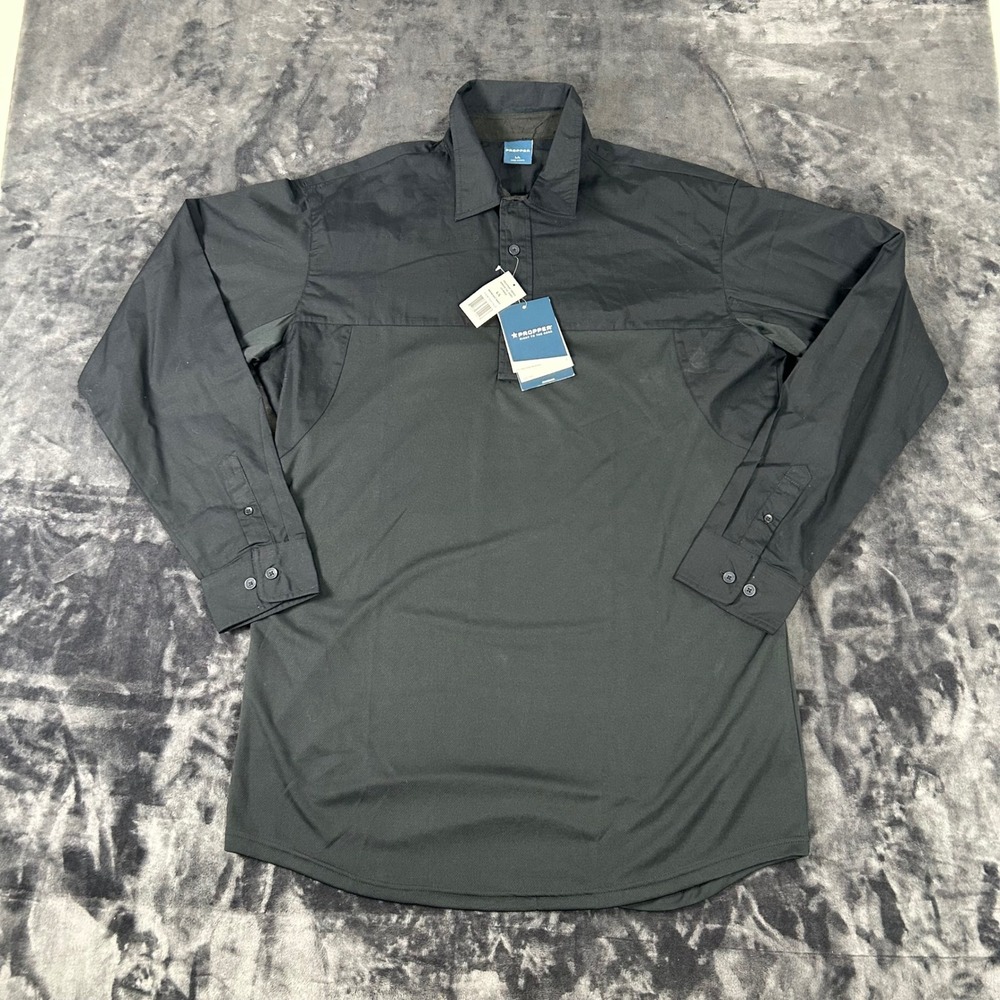 Propper Armor Tac Shirt Mens L Midnight Navy Long Sleeve Tactical F538750414L3